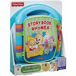 Fisher Price Storybook Rhymes Reading First Book Light Up Musical Preschool Toy